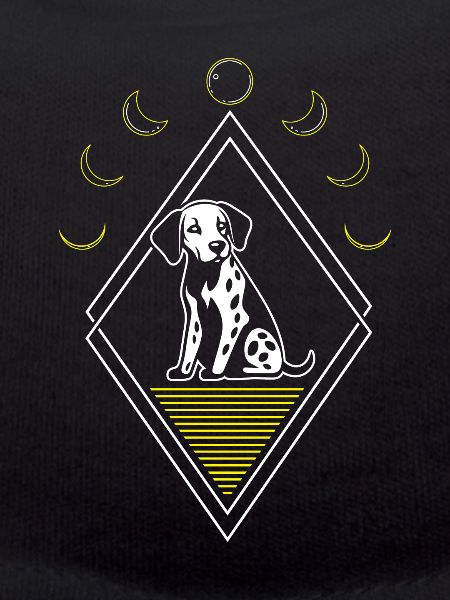 Dalmatian Abstract Moon Phases