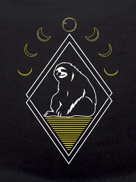 Sloth Abstract Moon Phases