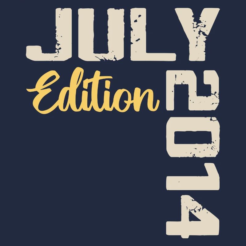 Juli 2014 Geburtstagsshirt Juli 2014