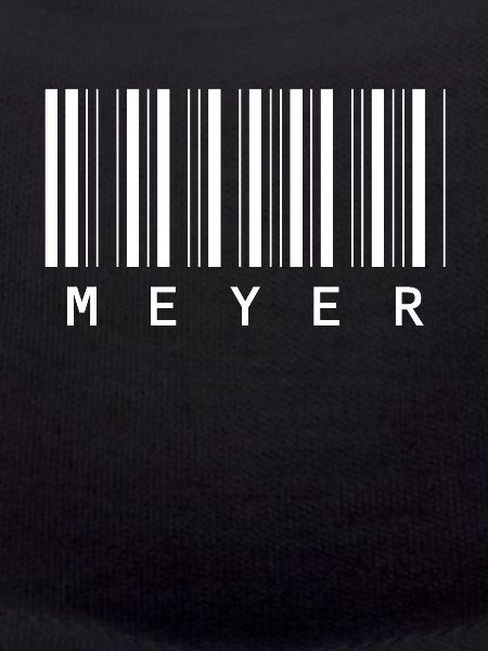 Meyer Barcode Familienname Balkencode Geschenk