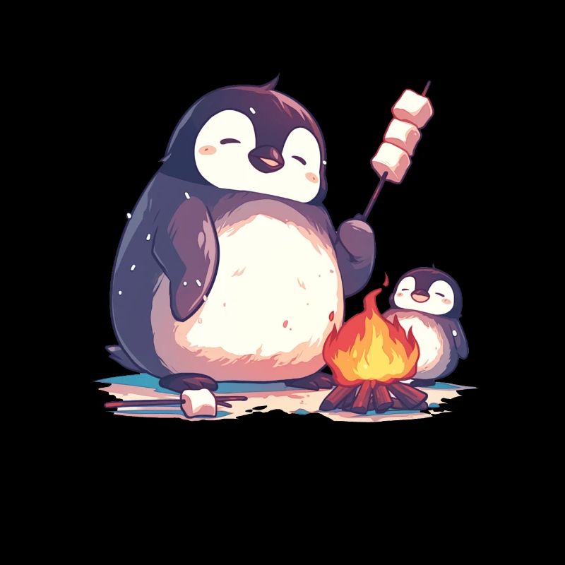 Pinguin Marshmallows Kawaii Pinguin Niedlich