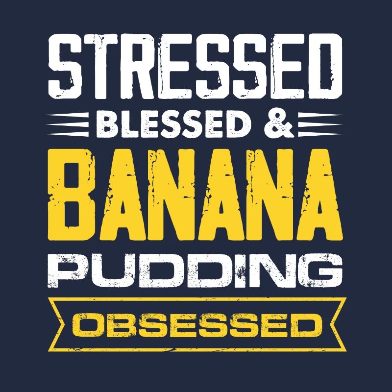 Stressé par le pudding à la banane obsédé
