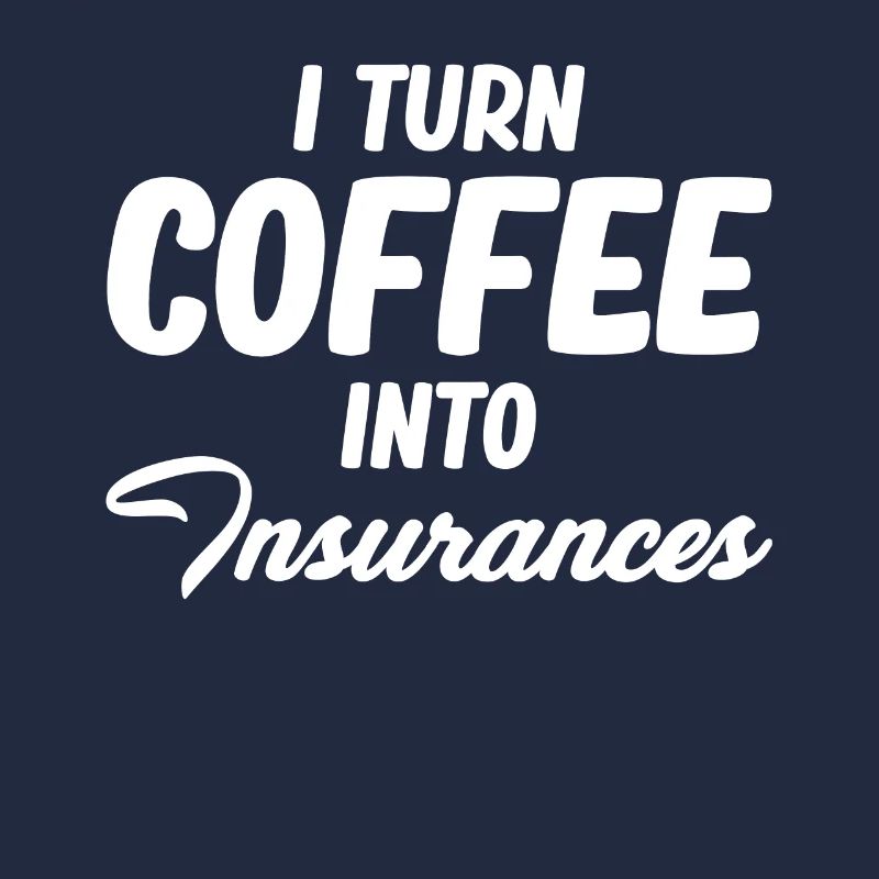 Je transforme le café en assurance. Drôle