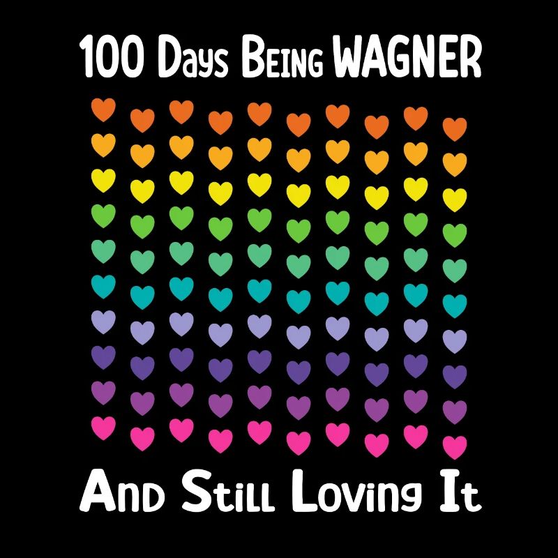Wagner Rainbow Colorful Hearts