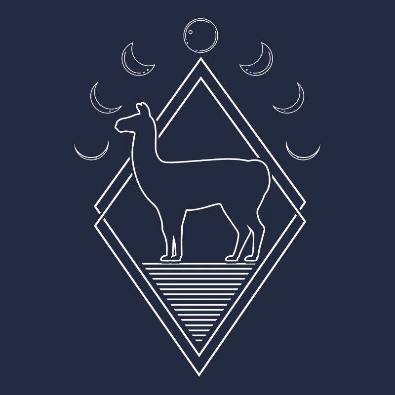 Lama Llama Moon Phases