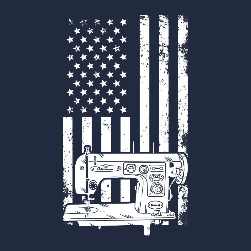 Sewing US flag Sewing Machine US Flag Sewing