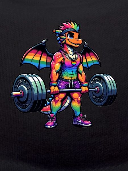 Rainbow Dragon Deadlifting