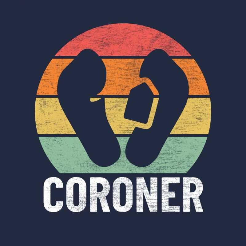 Coroner Rétro Drôle Forensic Coroner adjoint