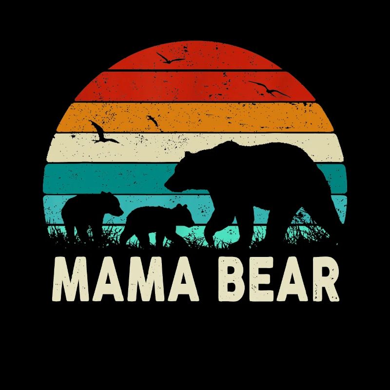 Mutter Baby Sohn Tochter Mama Bär Muttertag