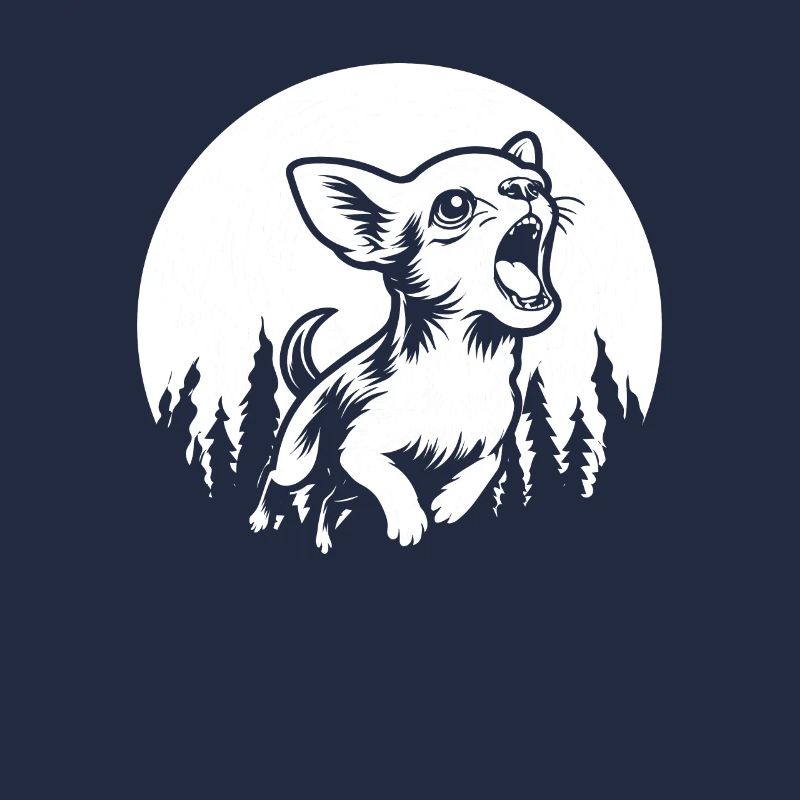 Chihuahua Moon Howling