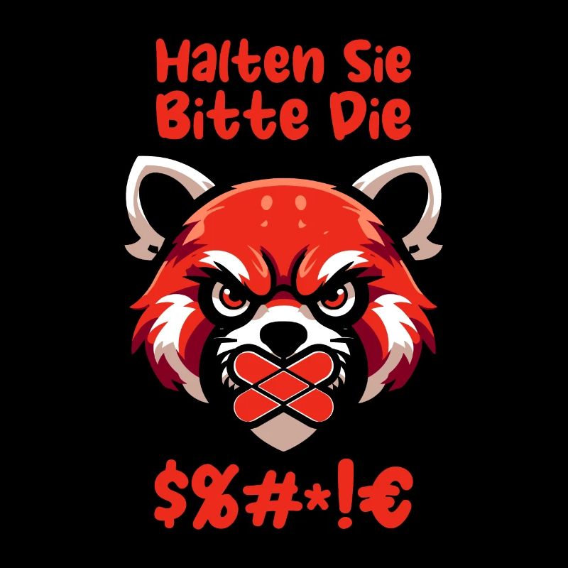 Red Panda Please keep your mouth shut