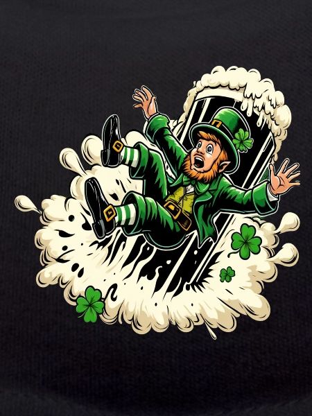 Fallender Leprechaun (Irischer Kobold)