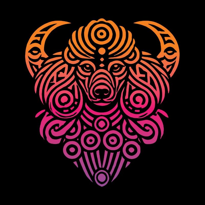 Caniche Tribal Phases de Lune