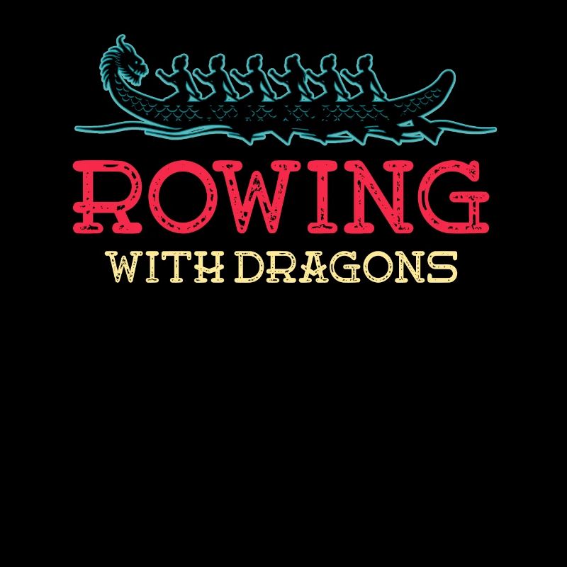 Rudern mit Drachen Drachenboot