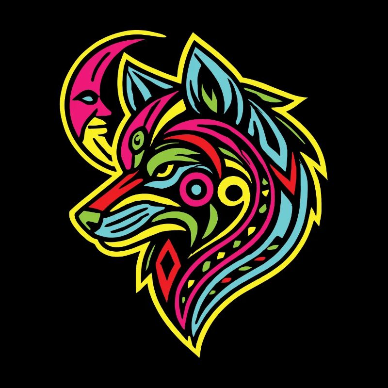 Wolf Tribal Moon Phases
