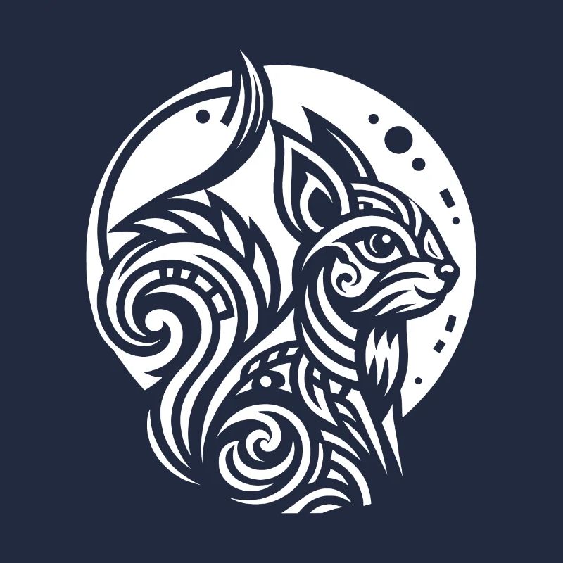 Eichhörnchen Stammes Moon Phases