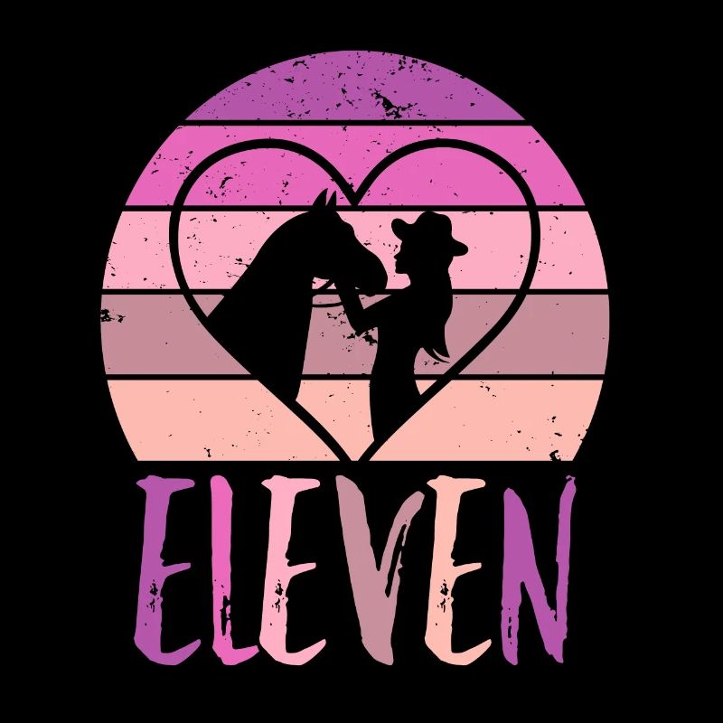 Geburtstag 11 Mädchen Pferd Reiten Eleven Stall 11