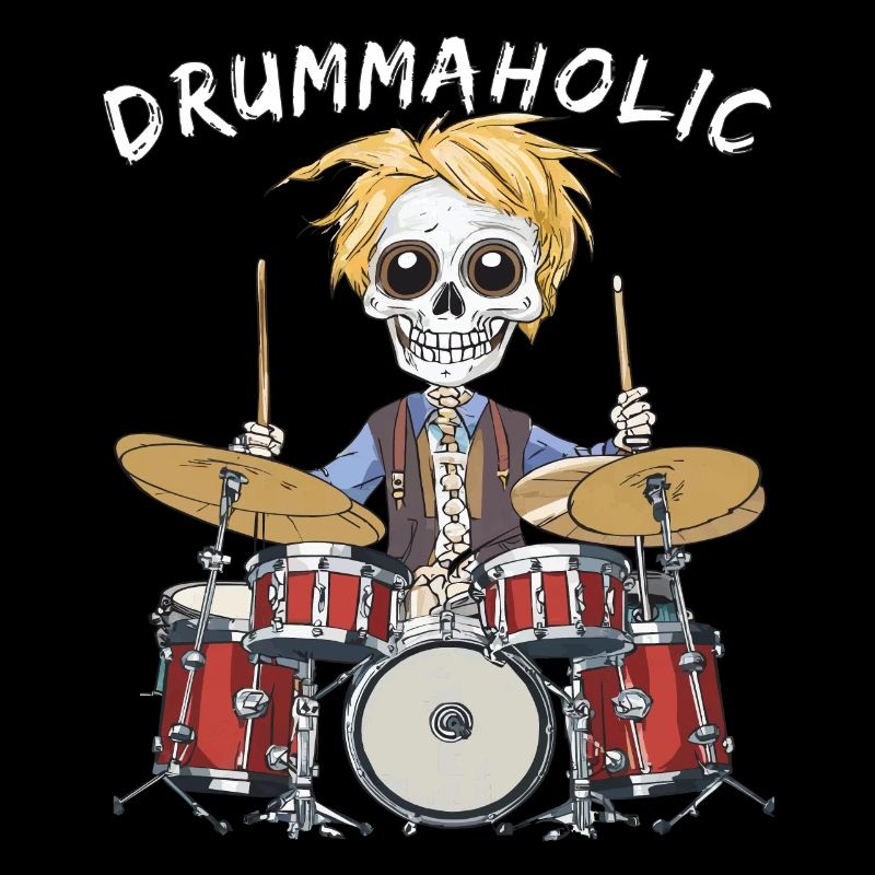 SKELETON DRUMS DRUMMAHOLIC