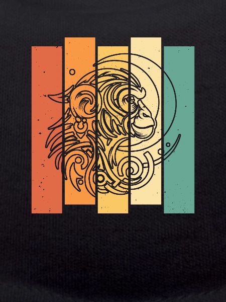 Monkey Tribal Moon Phases