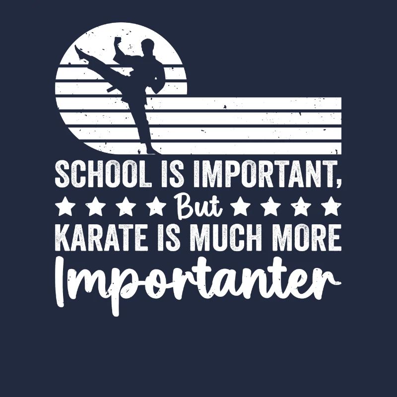 School is important but Karate is much more import