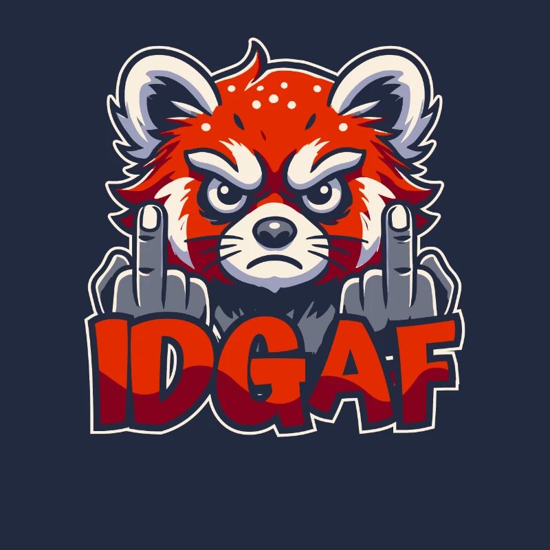 Roter Panda Idgaf