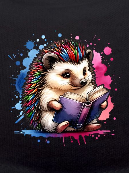 Hedgehogs Reading Books Book