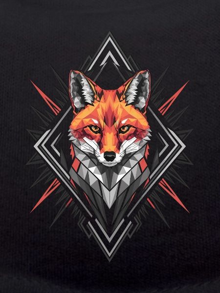 Geometric Fox Artwork