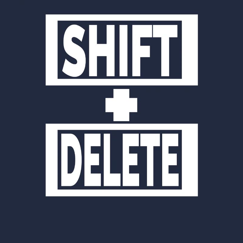 style de vie du clavier SHIFT+DELETE