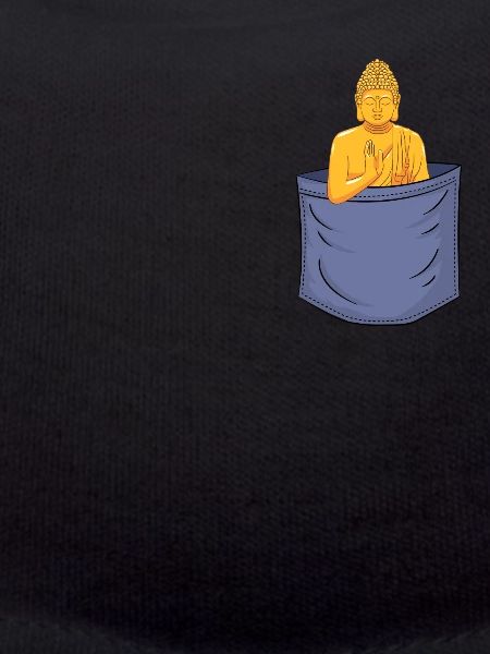 Buddhismus Brusttasche Buddhistische Symbolstatue