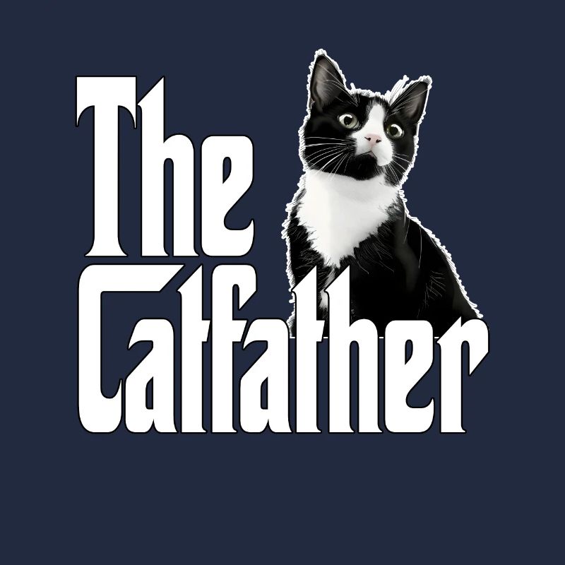 Chat Papa Le Catfather Crazy Cat Père Kitty Daddy