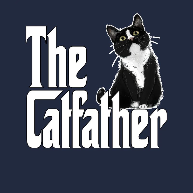 Chat Papa Le Catfather Crazy Cat Père Kitty Daddy