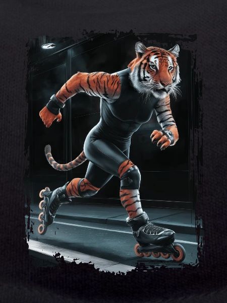 Tiger-Skating Geschenk