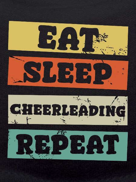Manger dormir Cheerleading Répéter