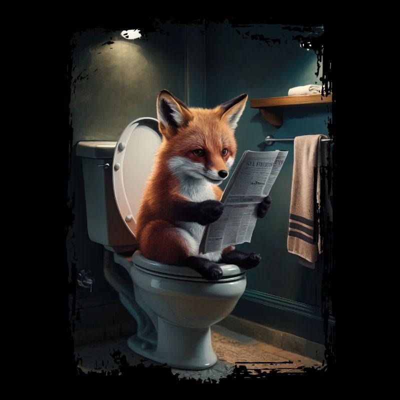 Fuchs-Toilette Geschenk