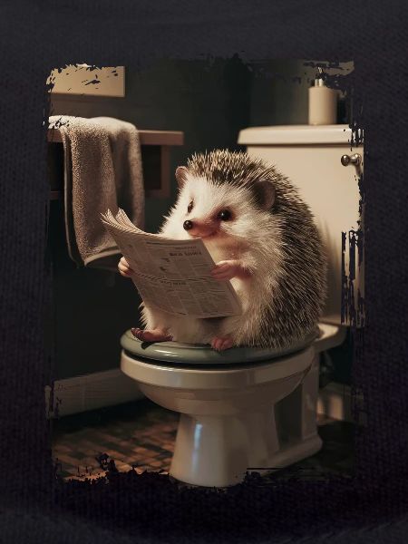 Igeltoilette Geschenk