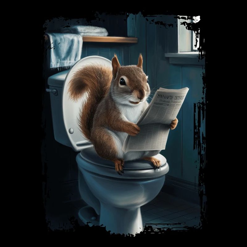 Eichhörnchentoilette Geschenk