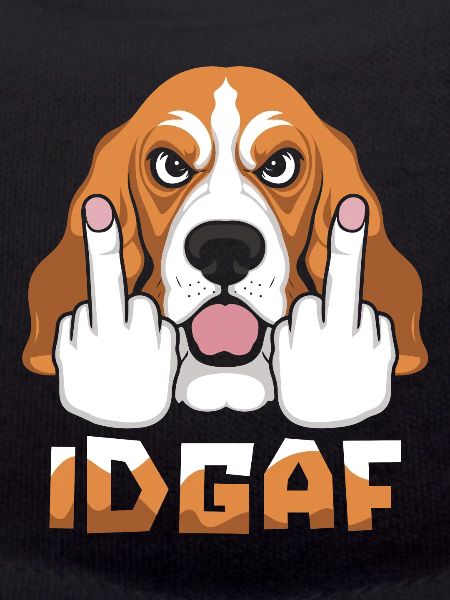 Bassett Dog Idgaf