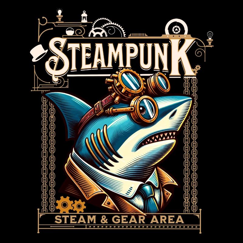 Steampunk Hai Comic