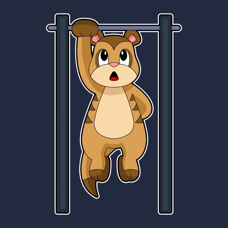 Suricate Bodybuilder Tractions Musculation