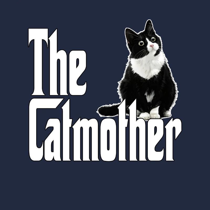 Katze Mutter La Catmother Chat Crazy Maman Maman