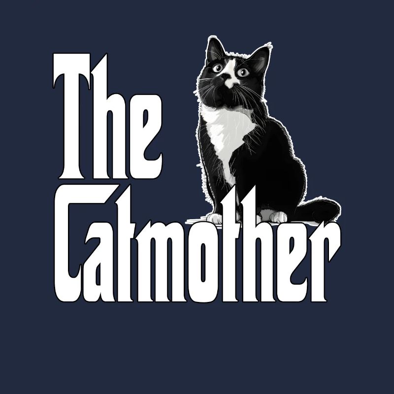 Katze Mutter La Catmother Chat Crazy Maman Maman