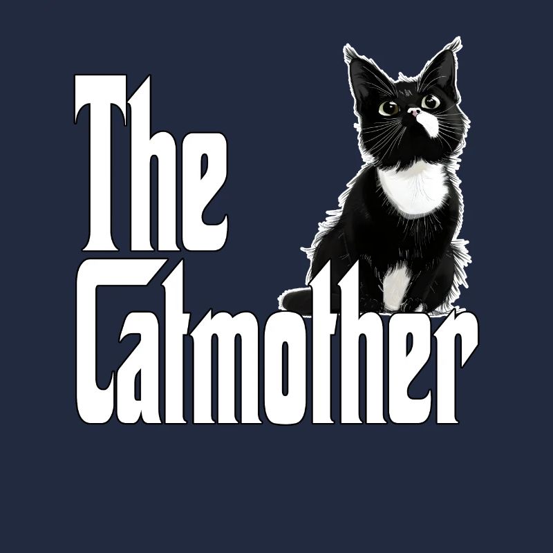 Katze Mutter La Catmother Chat Crazy Maman Maman