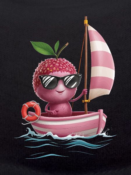 Frucht Litschi Bootfahren Geschenk