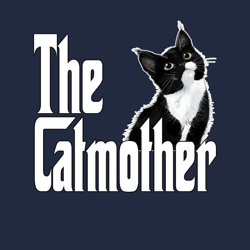 Katze Mutter La Catmother Chat Crazy Maman Maman