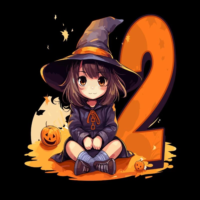 Witch Birthday Costume - Two Years - 2nd