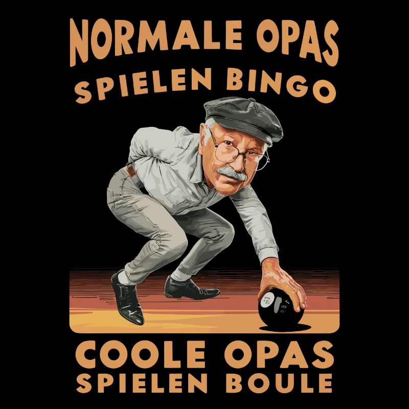 Les grands-pères cool jouent aux boules, à la pétanque, à la pétanque