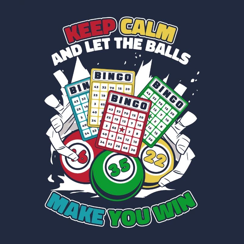 Keep Calm And Let The Balls Make You Win Caller