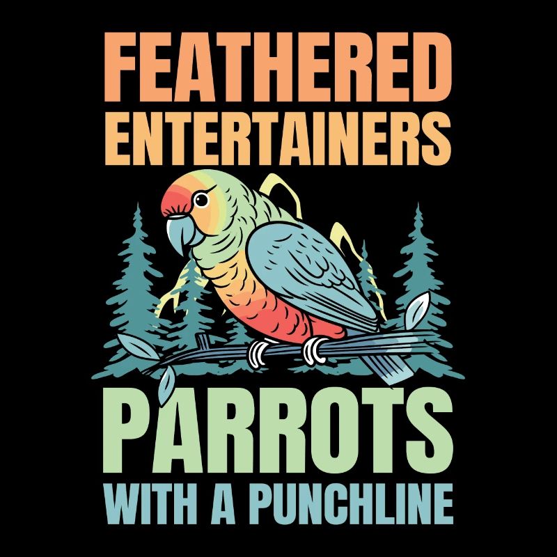 Feathered Entertainers Parrots
