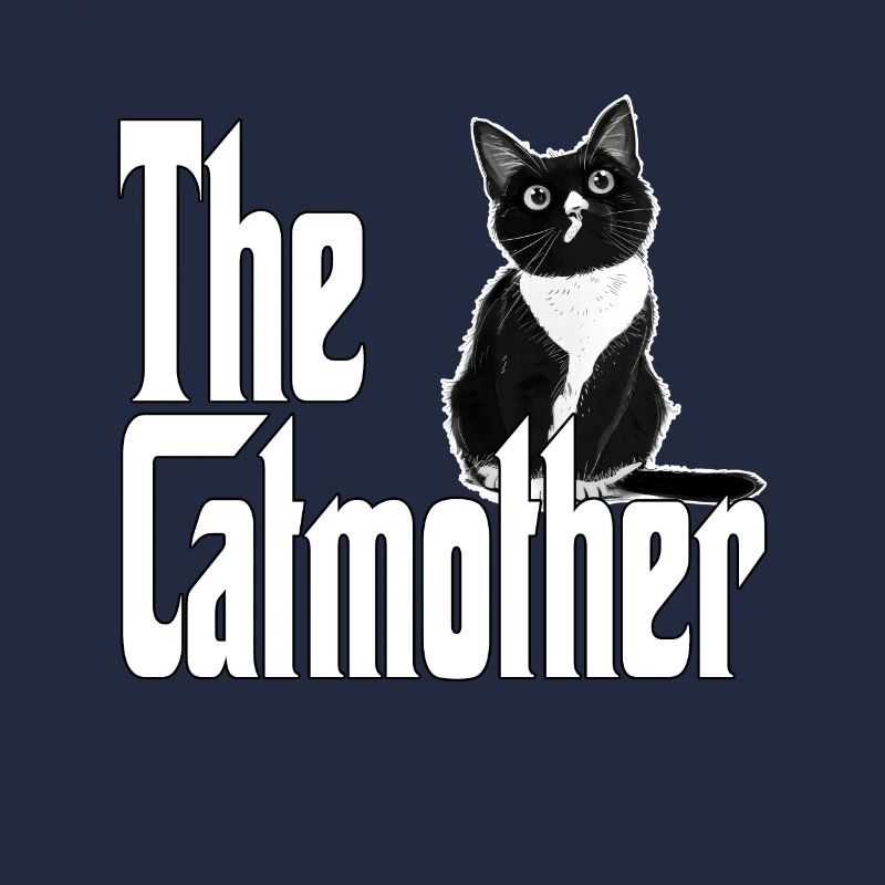 Katze Mutter La Catmother Chat Crazy Maman Maman