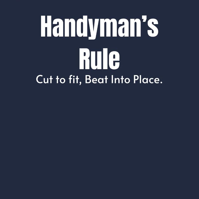 Handwerkermaßstab Passend Zugeschnitten. An Ort